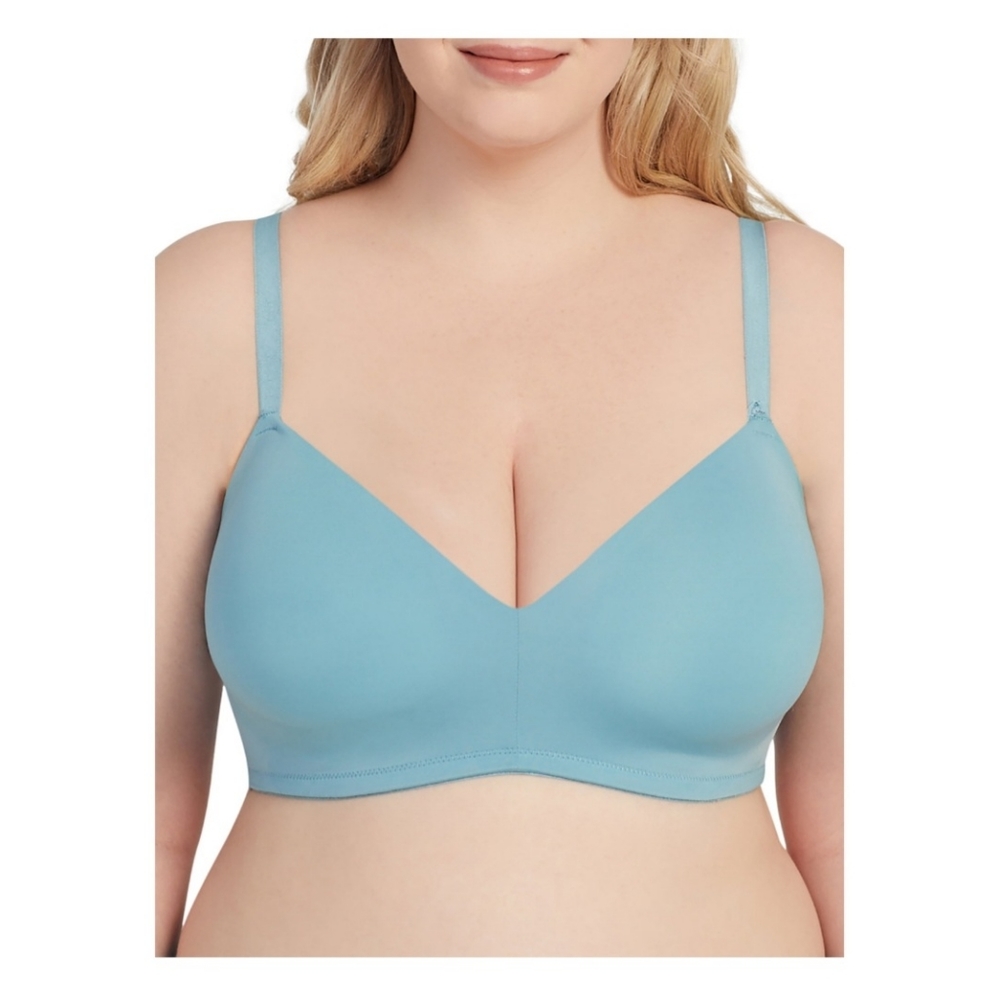 Kindly yours Womens Size 32B Sustainable Wireless T-shirt Bra Sea Burst Recycled